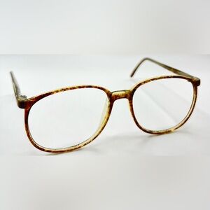 Vintage Brown Oval Sunglasses Frames Only